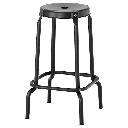 Ikea TSSP Bar Stool, black63 cm (24 3/4
